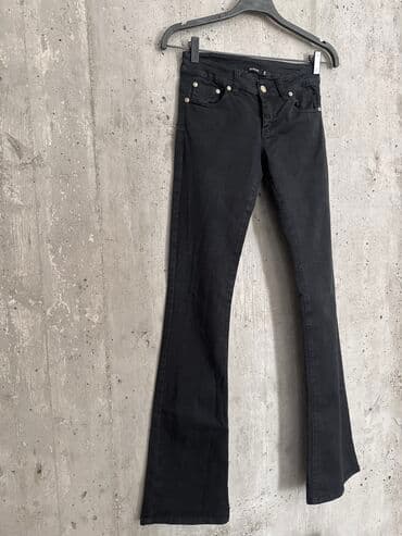 zenske pantalone za zimu: XS (EU 34), Low rise, Flare — 4