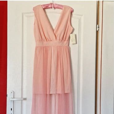 c a haljine 2022: One size, color - Pink, Cocktail, With the straps — 2