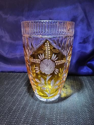 Vaza kristal,led kristal,Poljska,rucni rad 1960g+. Vaza je na lalafo.rs Vaza kristal,led kristal,Poljska,rucni rad 1960g+. Vaza je
