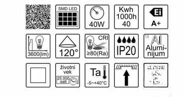 ogledala sa led rasvetom: Plafonjera, bоја - Bela, Novo — 3