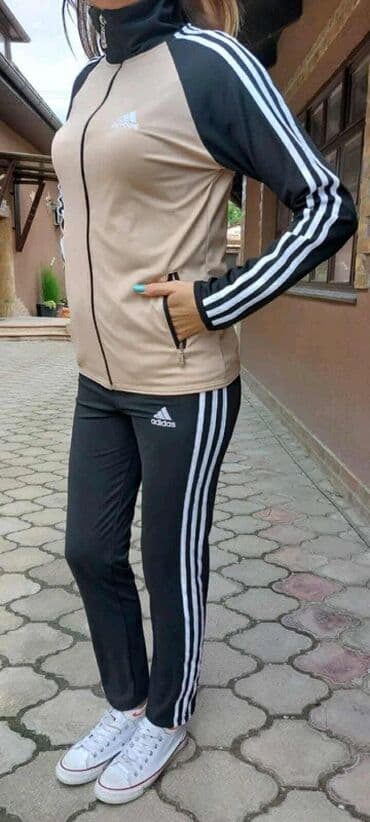 trenerka iz nemacke: Adidas, S (EU 36), M (EU 38), L (EU 40), Stripes, color - Multicolored — 2