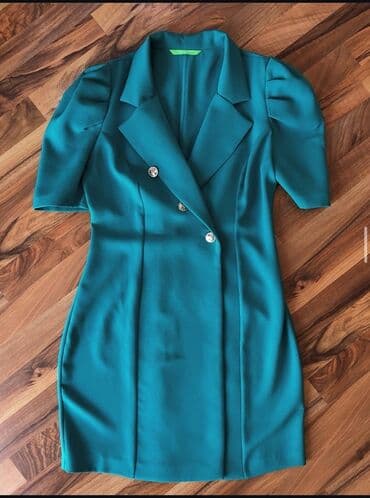 Women's Clothing: L, color - Turquoise, Short sleeves — 1