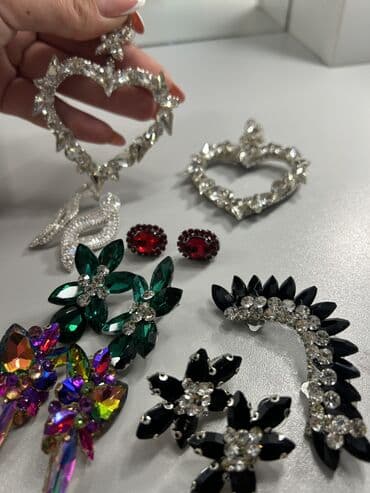 set cetkica: Set: Earrings, Material: Stainless steel — 8