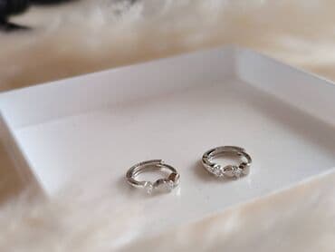 push helanke novi sad: Hoop earrings, Material: Silver — 2