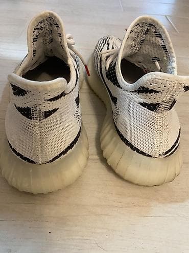 br 42: Patike Yeezy Boost 350 V2 “Zebra” – crno‑bele pruge sa crvenim — 4