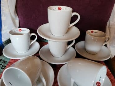 solje za caj: Solje nove,vintaz nemacke pun porcelan. Univerzalne velike — 2