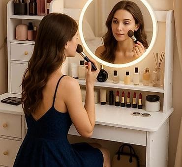 mali radni stol: Pretvorite svoju spavaću sobu ili garderobu u pravi beauty kutak uz — 7