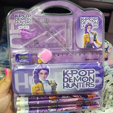 3d olovka cena: K-Pop Demon Hunters školski set sa svim osnovnim priborom za školu i — 2