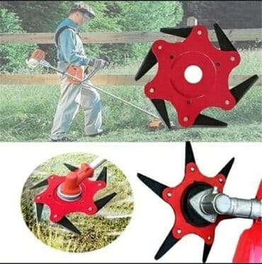 čelični nastavak za trimer sa 6 oštrica: Šestougaoni čelični nož za trimer Samo 1300dinara. Porucite odmah u — 1