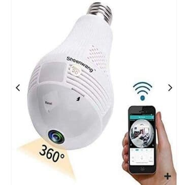 spoljne wifi kamere za video nadzor: Kamera Sijalica Led Bežična WiFi 360 Stepeni Akcijska CENA do kraja — 3