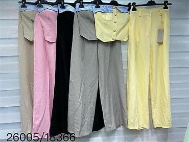 Kompleti: ✅ komplet – top bez bretela i pantalone širokih nogavica ✅S M L ✅3200 — 5