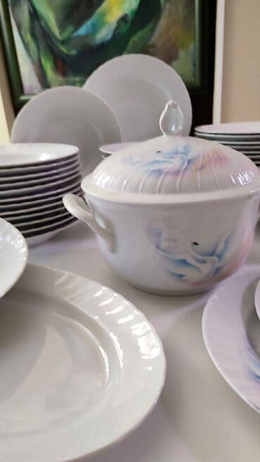 Činije: Vintage porcelanski servis za ručavanje, iz stare Jugoslavije, marke — 2