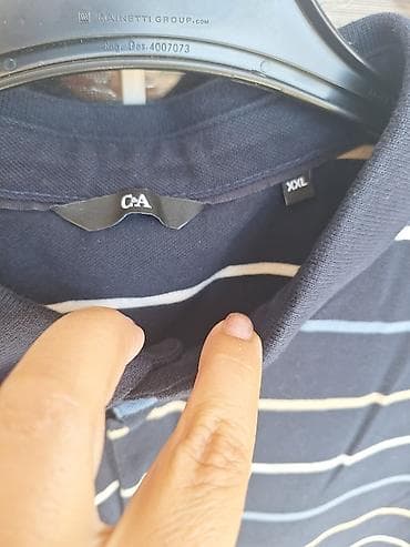 muske bermude veliki brojevi: C&A (Canda) pamučna polo majica, veličina XXL (2XL–3XL) — 4