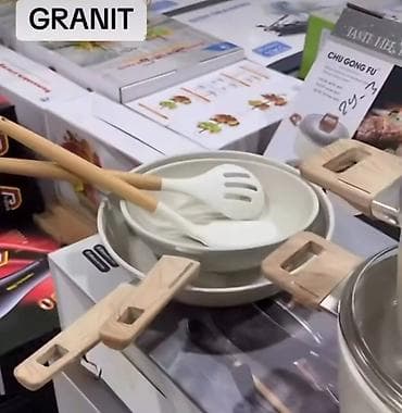 Tableware: Granitni set posuđa za kuvanje i prženje - Materijal: granitni — 1