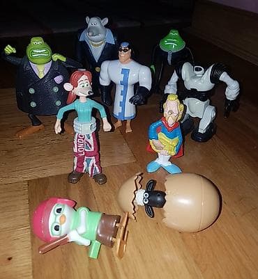 gumene igracke za decu: Igracke velike. Dizni - disney flushed away, robot, pile, ovcica — 3