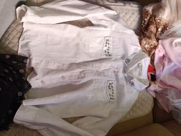 teksas haljine za devojcice: Bundle: Dresses, Shirts, Skirts, For girls, age: 7-8 years — 1