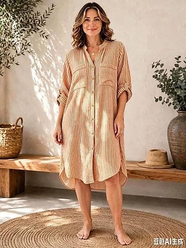 Haljine: 07. Košulja/haljina za punije
2XL 3XL 4XL 
Cena : 2.800 dinara H — 4