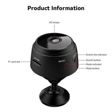 wifi smart camera abq a6: Cena 1.950 dinara Mini WiFi KAMERA Kamera sa senzorom pokreta — 1
