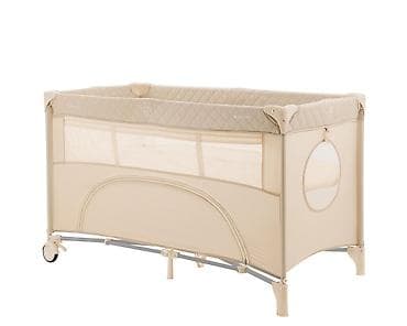 pult za bebe: KIKKA BOO krevetac Nighty Night, 2 nivoa, bež – sa rancem i pultom za — 2
