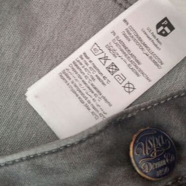 violeta farmerice: USPA Polo A.S.S.N. farmerice, NOVO Svetlo sive farmerice Original — 6