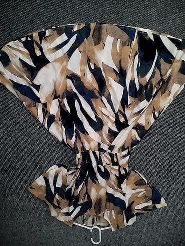 new yorker kompleti letnji: Ženska bluza sa printom - Model: lepršava bluza sa kratkim, širokim — 4