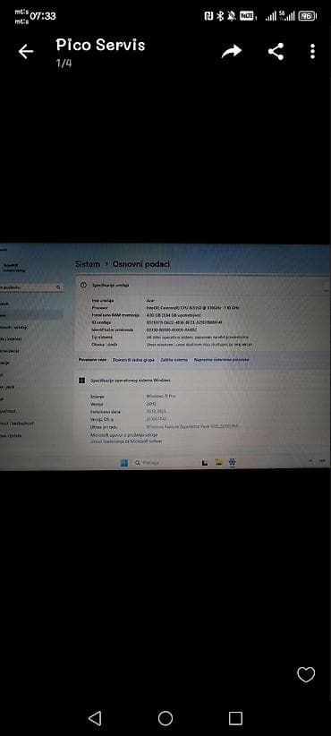 cene laptopova: Na prodaju ACER laptop — 4