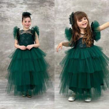 haljine od stofa: Odmah dostupne Wednesday haljinice od 2 do 12 godina, cena 3600 din — 2