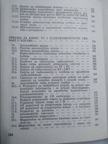 lektire za 5 razred pdf: Tehnicka knjiga: Elektronika u automobilu,1979,16,5 cm. 265 str. sa — 6