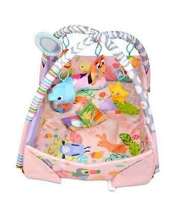 papuce za decu pepco: Cangaroo Oasis podloga za igru Pink Oasis gimnastka za bebe sa 3 — 2