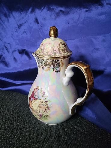 mala jelka: Bokal 1918g + Oscar Shaller Bavaria porcelan. Bokal je nov,pozlata — 5