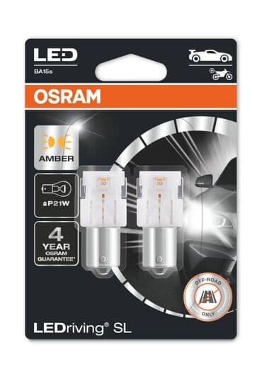 golf 5 stop svetla: LED automobilske sijalice OSRAM LEDriving SL P21W Yellow 7506DRP-02B — 1