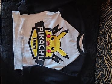 kengur za bebe: Komplet dečijih dukseva – 6 modela sa printom - Duks “Pikachu Team” — 1