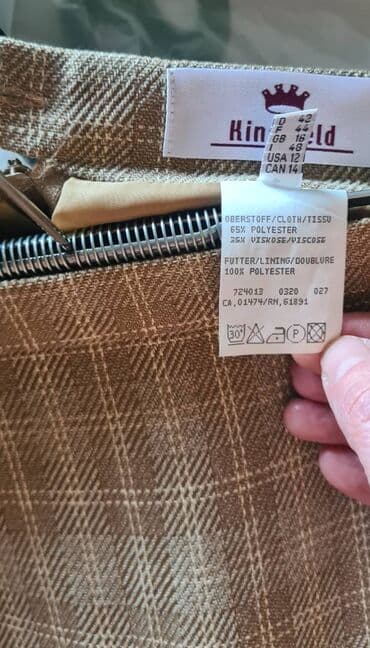 pantalone sa prorezom: XL (EU 42), color - Multicolored — 4