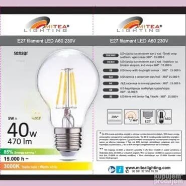 rasveta vranje: Šifra artikla: 48018 Artikal: Filament LED LED: filament LED Tip grla — 3