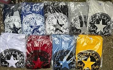 white majice: Majice muske stampa 450 din komad u seriji 4 komada, majice vez muske — 4