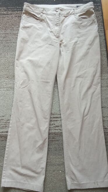 pantalone od vestacke koze: L (EU 40), Normalan struk, Ravne nogavice — 1