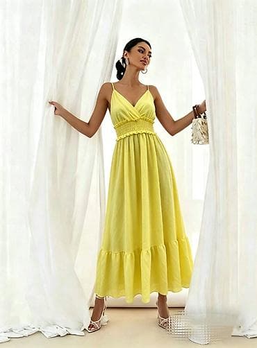 Haljine: ✅Duga ženska haljina na bretele – više boja
✅2000 din — 7