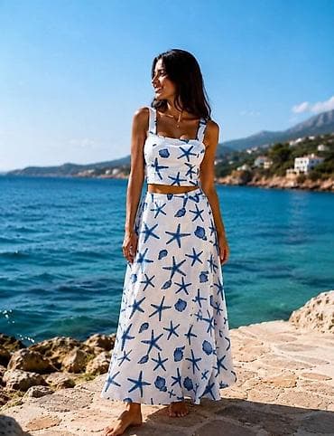 ✨️Prelepi kompleti od lana koji prizivaju more 🏝🌞 🪈Velicine: XS/S/M/L