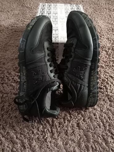 mona torba sa nitnama: Crne muške patike – casual/sportski model - Boja: potpuno crna - — 1