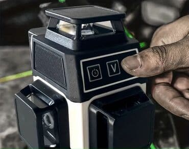 Sekire: PRACMANU laserski nivelator – želeni/zeleni snop, samonivelirajući — 3