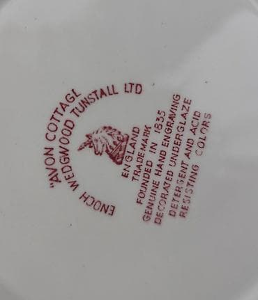 panama jack srbija: Enoch Wedgwood Tunstall Ltd tanjir “Avon Cottage” – Engleska - — 3