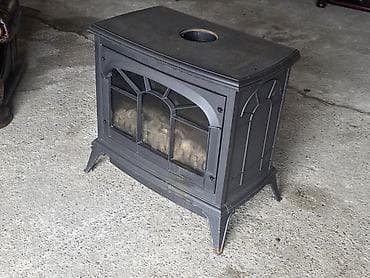 Kamin pec na gas - Materijal: liveno gvožđe/čelik, tamno siva/ crna at lalafo.rs Kamin pec na gas - Materijal: liveno gvožđe/čelik, tamno siva/ crna