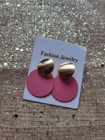 prsten sa srcem: Screwback earrings, Material: Stainless steel, Ceramic — 2