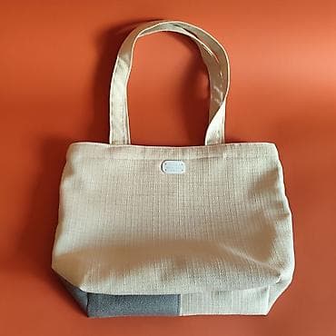 torbe od platna: Platnena tote torba – patchwork dizajn - Ručno šivena torba od — 9