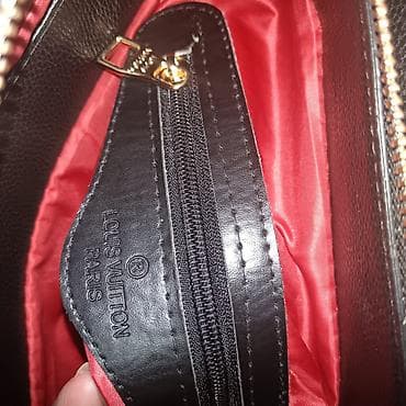 luis vuitton torba: Louis Vuitton tašna – crna, monogram reljef - Model: elegantna — 5