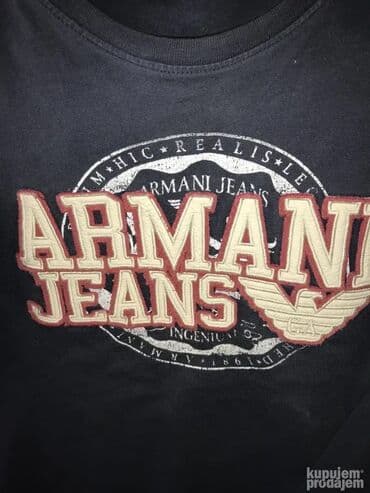 Trenerke: ARMANI duks L 100% Cotton Ramena 50cm, duzina 70cm rukav 65cm Made — 7