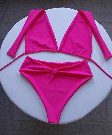 keratin maska: Ženski bikini set – fuksija ružičasta - Dvodelni kupaći: trouglasti — 4