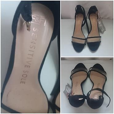 phantom cizme: Elegantne nove crne sandale “Sensitive Sole” - Model: otvorene — 3