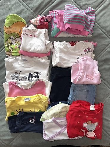 zimsko odelo: Paket odeće za bebu/devojčicu – više komada od 56-74, različiti modeli — 1