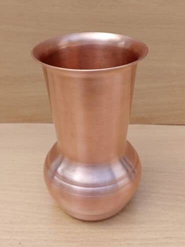 dva i po muskarca sa prevodom na srpski: Bakarna Vazna ZAMBIAN COPPERWARE - KITWE - COPPER CRAFTS LID Visina — 2